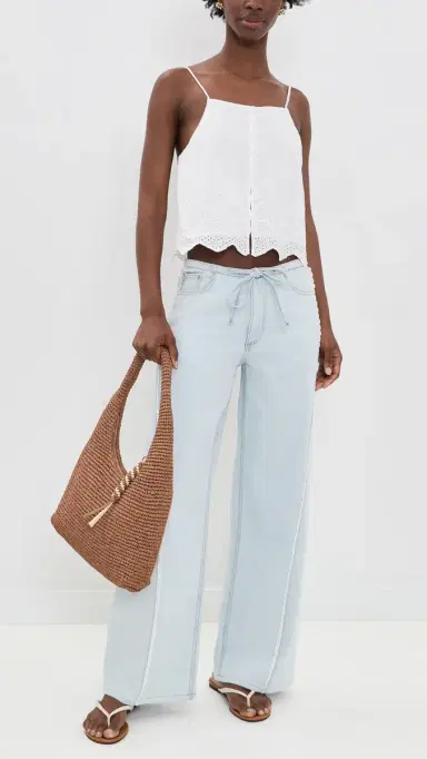 DL1961 Sienna Low Slung Wide Leg Relaxed Jeans Saltstone Lace (DL Aura) | Thumbnail 5 DL1961 Sienna Low Slung Wide Leg Relaxed Jeans Saltstone Lace (DL Aura) | Thumbnail 5