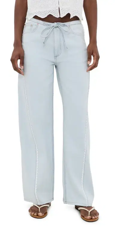 DL1961 Sienna Low Slung Wide Leg Relaxed Jeans Saltstone Lace (DL Aura) | Thumbnail 1 DL1961 Sienna Low Slung Wide Leg Relaxed Jeans Saltstone Lace (DL Aura) | Thumbnail 1