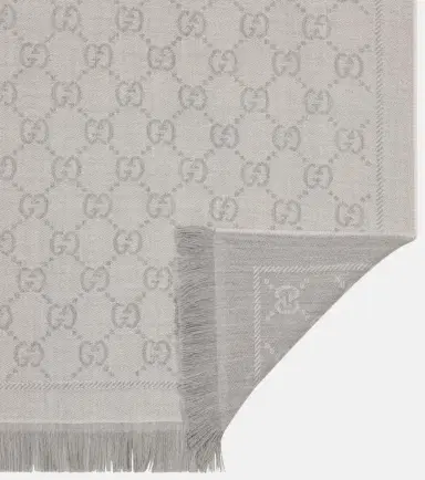 Gucci GG wool jacquard scarf | Thumbnail 2 Gucci GG wool jacquard scarf | Thumbnail 2