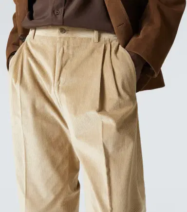 Canali Cotton corduroy straight pants | Thumbnail 2