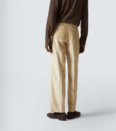 Canali Cotton corduroy straight pants | Thumbnail 4