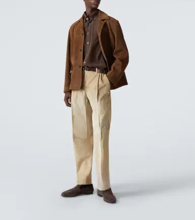 Canali Cotton corduroy straight pants | Thumbnail 5