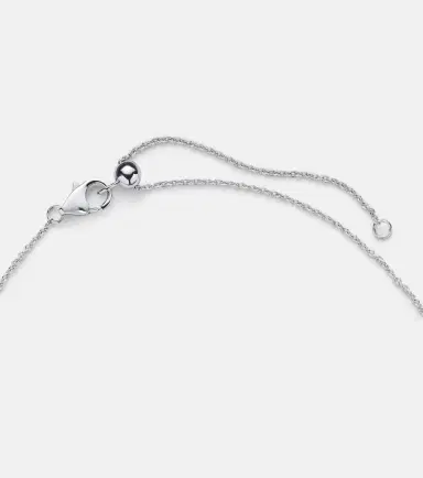Kamyen 18kt white gold and enamel choker with emeralds and diamonds | Thumbnail 4