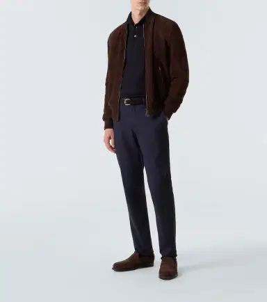 Lardini Virgin wool polo sweater | Thumbnail 4