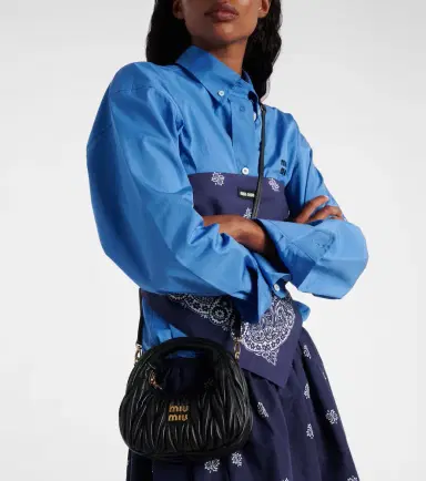Miu Miu Wander Mini matelassé leather tote bag | Thumbnail 6 Miu Miu Wander Mini matelassé leather tote bag | Thumbnail 6
