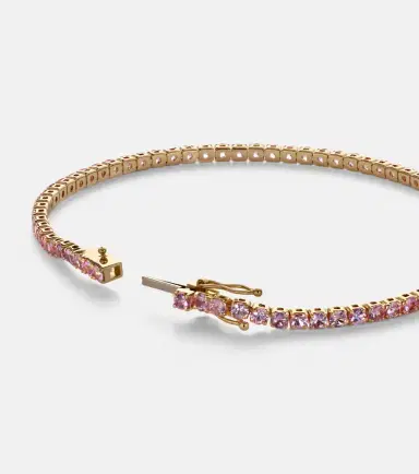 Shay Jewelry 18kt gold tennis bracelet with sapphires | Thumbnail 5