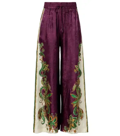 Alemais Alémais Ruthie printed wide-leg pants | Thumbnail 1