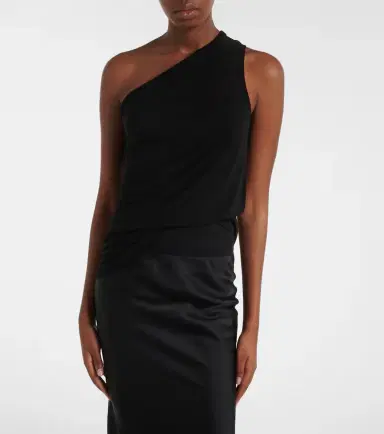 Rick Owens Athena one-shoulder top | Thumbnail 3
