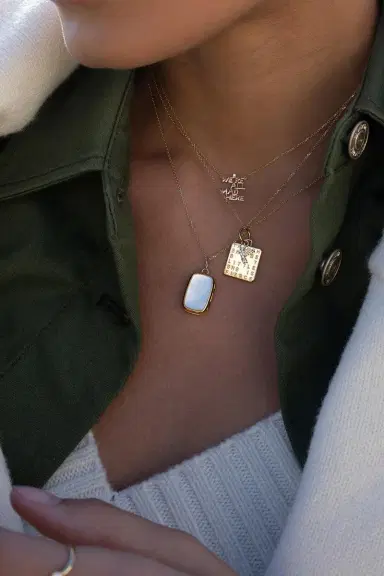 MONICA RICH KOSANN Pearl Double Sided Slim Britt Locket Necklace | Thumbnail 2 MONICA RICH KOSANN Pearl Double Sided Slim Britt Locket Necklace | Thumbnail 2