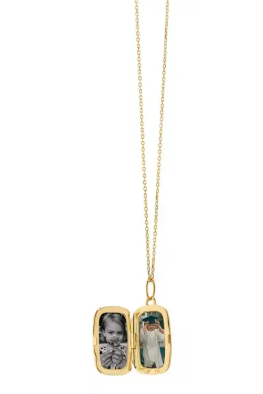 MONICA RICH KOSANN Pearl Double Sided Slim Britt Locket Necklace | Thumbnail 4 MONICA RICH KOSANN Pearl Double Sided Slim Britt Locket Necklace | Thumbnail 4