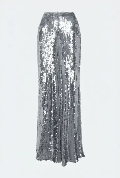 Lapointe Mesh Sequin Wide Leg Pant | Thumbnail 3 Lapointe Mesh Sequin Wide Leg Pant | Thumbnail 3