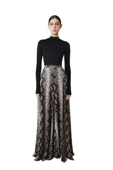 Lapointe Printed Mesh Wide Leg Pant | Thumbnail 1