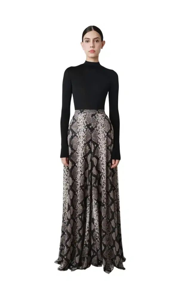 LAPOINTE Printed Mesh Wide Leg Pant