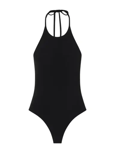 Lisa Marie Fernandez Halter Maillot Swimsuit | Thumbnail 1 Lisa Marie Fernandez Halter Maillot Swimsuit | Thumbnail 1