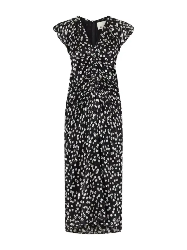 Lyndsay Floral-print Chiffon Midi Dress