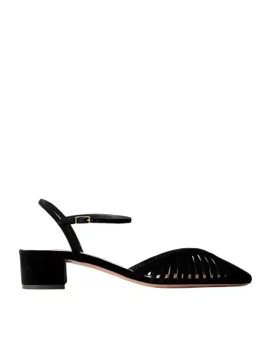 Aquazzura Yara 35 Suede Pumps | Thumbnail 1 Aquazzura Yara 35 Suede Pumps | Thumbnail 1