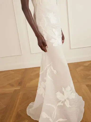 Danielle Frankel Dean Floral-embroidered Silk-blend Organza Maxi Skirt | Thumbnail 5 Danielle Frankel Dean Floral-embroidered Silk-blend Organza Maxi Skirt | Thumbnail 5
