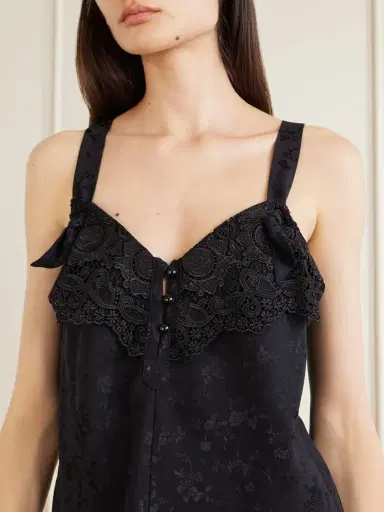 MAISON MAYLE Cabane Floral-jacquard Silk Top | Thumbnail 5 MAISON MAYLE Cabane Floral-jacquard Silk Top | Thumbnail 5