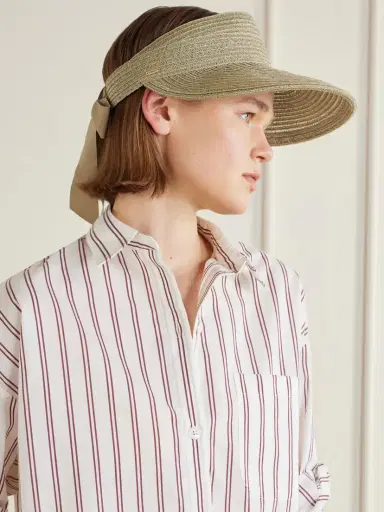 Eugenia Kim Ricky Hemp And Cotton-blend Visor | Thumbnail 2 Eugenia Kim Ricky Hemp And Cotton-blend Visor | Thumbnail 2