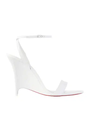 Christian Louboutin Zeezeenella 110 Patent-leather Wedge Sandals | Thumbnail 1