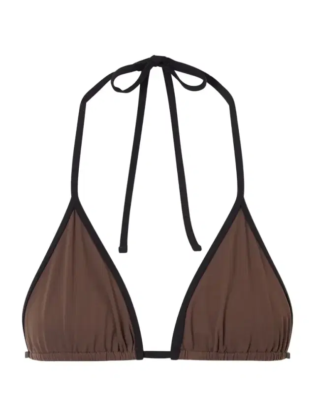 TOTEME Stripe Two-tone Bikini Top