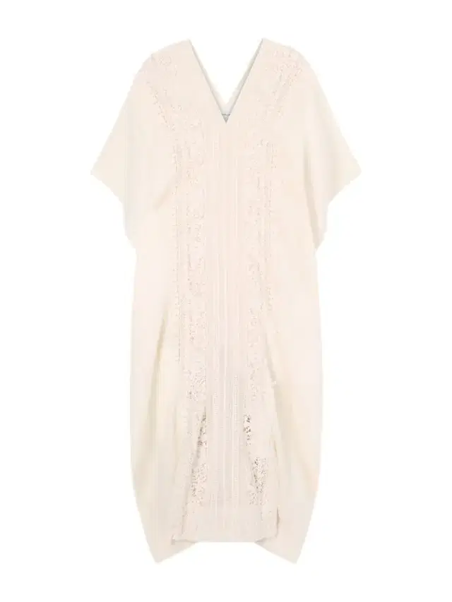 Miguelina Brea Floral-embroidered Linen Coverup