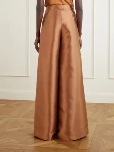 Dima Ayad Satin-twill Wide-leg Pants | Thumbnail 4