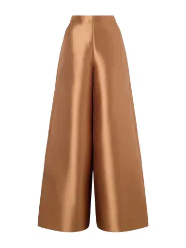Dima Ayad Satin-twill Wide-leg Pants | Thumbnail 1