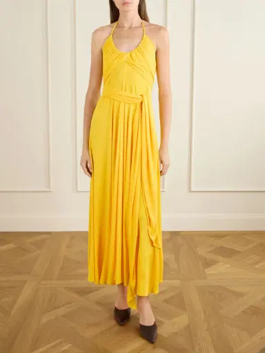 Alaïa Halter Jersey Maxi Dress | Thumbnail 2 Alaïa Halter Jersey Maxi Dress | Thumbnail 2