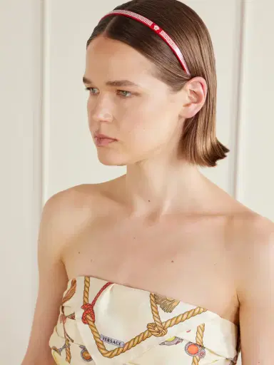 Versace Medusa Acetate Headband | Thumbnail 2 Versace Medusa Acetate Headband | Thumbnail 2