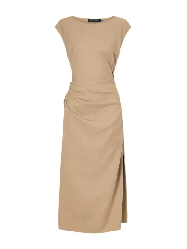 Proenza Schouler Katia Gathered Gabardine Midi Dress
