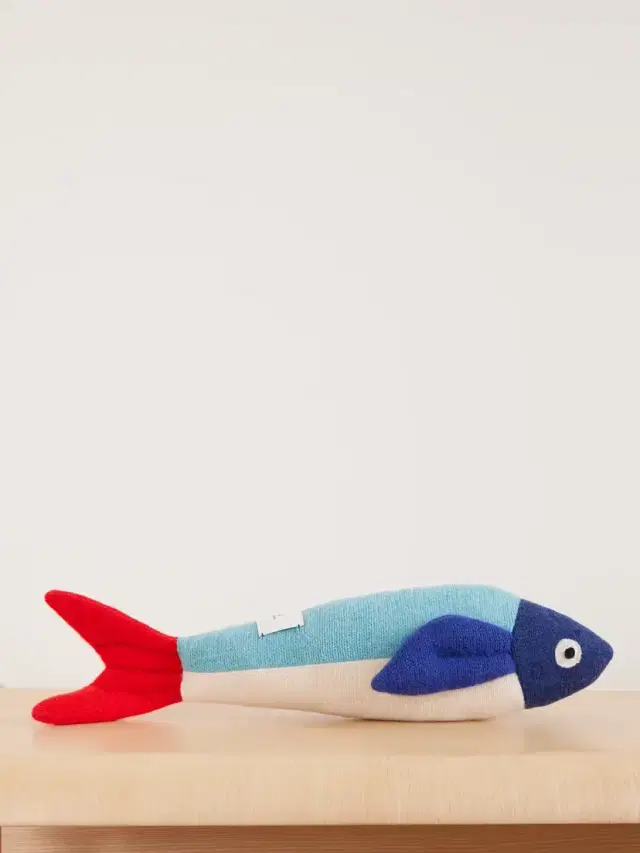 The Elder Statesman Fish Patchwork-cashmere Plushie