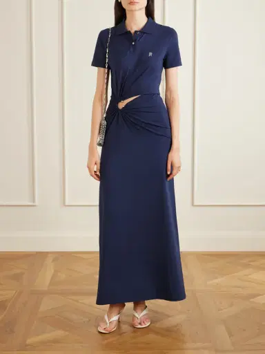 Rabanne Embellished Jersey Midi Dress | Thumbnail 2 Rabanne Embellished Jersey Midi Dress | Thumbnail 2