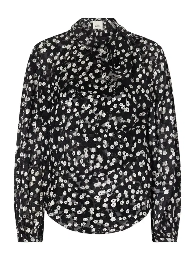 Firma Floral-print Chiffon Blouse