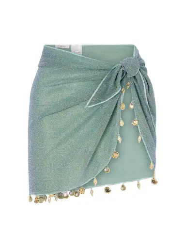 Oséree Lumière Embellished Lurex Pareo | Thumbnail 1