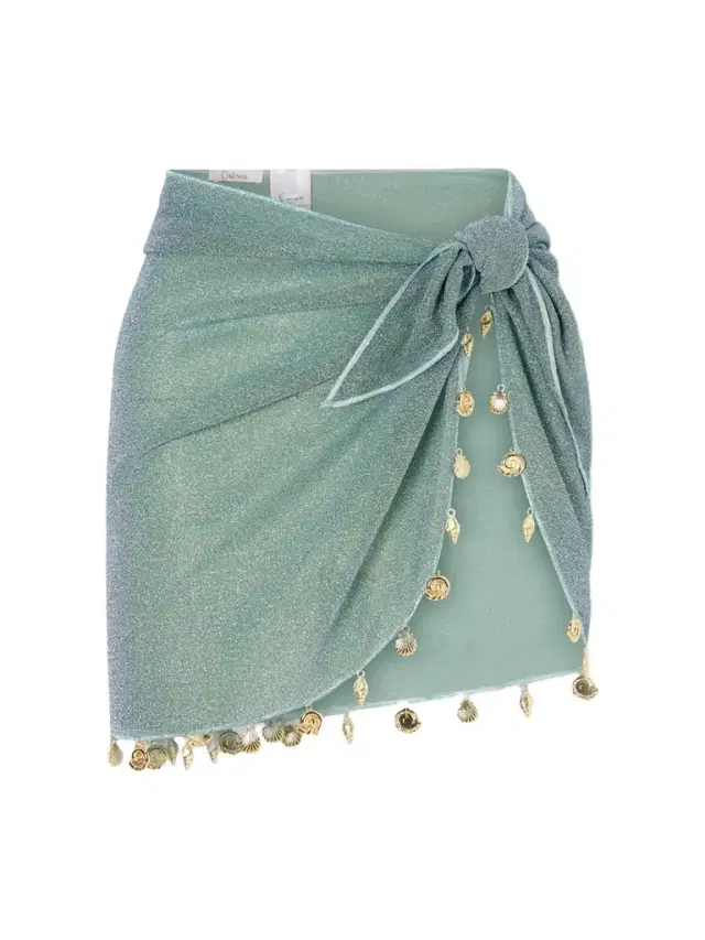 Oséree Lumière Embellished Lurex Pareo