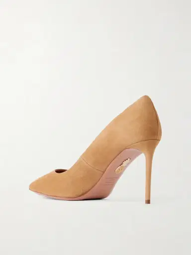 Aquazzura Purist 85 Suede Pumps | Thumbnail 3 Aquazzura Purist 85 Suede Pumps | Thumbnail 3