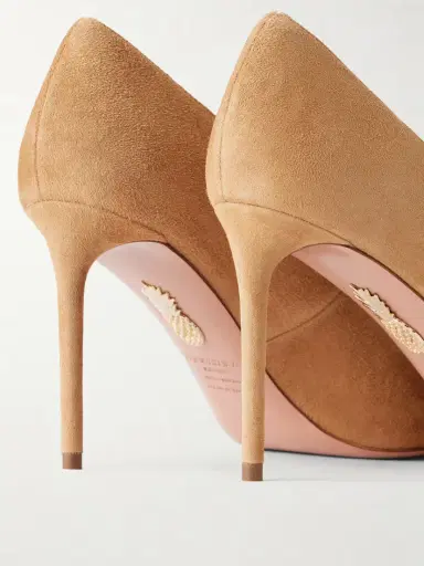 Aquazzura Purist 85 Suede Pumps | Thumbnail 5 Aquazzura Purist 85 Suede Pumps | Thumbnail 5