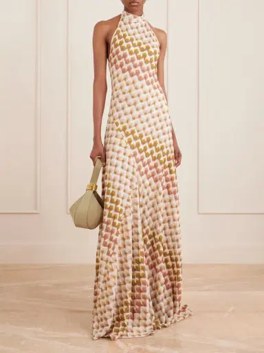 Missoni Striped Metallic Crochet-knit Halterneck Maxi Dress | Thumbnail 2 Missoni Striped Metallic Crochet-knit Halterneck Maxi Dress | Thumbnail 2