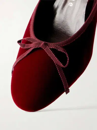 Herbert Levine 24/7 50 Bow-detailed Velvet Pumps | Thumbnail 5 Herbert Levine 24/7 50 Bow-detailed Velvet Pumps | Thumbnail 5