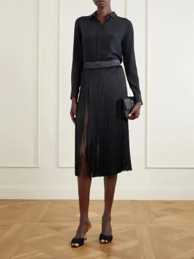 Dolce & Gabbana Fringed Midi Skirt | Thumbnail 2 Dolce & Gabbana Fringed Midi Skirt | Thumbnail 2