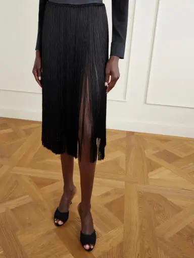 Dolce & Gabbana Fringed Midi Skirt | Thumbnail 4 Dolce & Gabbana Fringed Midi Skirt | Thumbnail 4