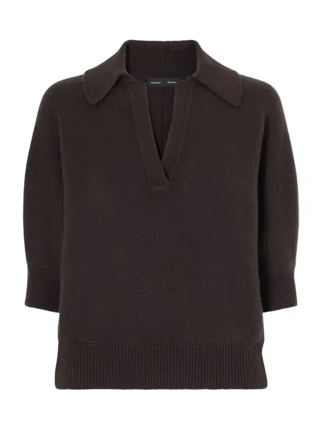 Vella Cashmere Polo Sweater