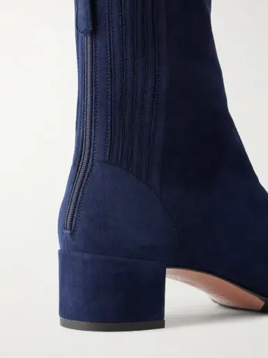 Aquazzura Saint Honoré 35 Suede Ankle Boots | Thumbnail 5
