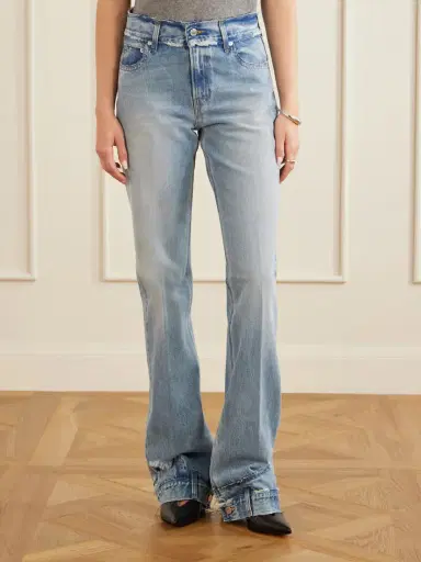 Haikure Flora Distressed Mid-rise Flared Jeans | Thumbnail 3 Haikure Flora Distressed Mid-rise Flared Jeans | Thumbnail 3