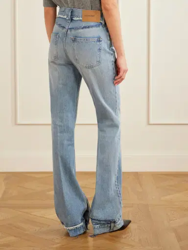 Haikure Flora Distressed Mid-rise Flared Jeans | Thumbnail 4 Haikure Flora Distressed Mid-rise Flared Jeans | Thumbnail 4