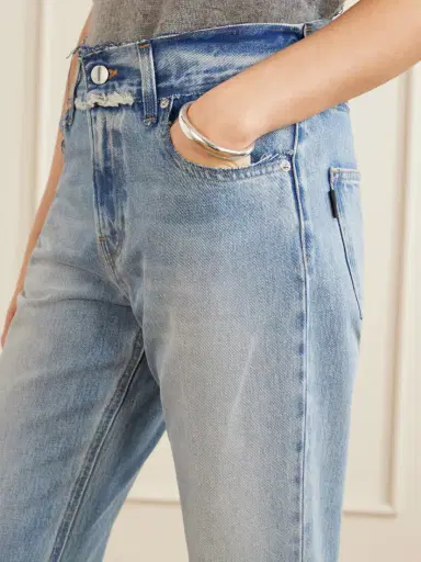 Haikure Flora Distressed Mid-rise Flared Jeans | Thumbnail 6 Haikure Flora Distressed Mid-rise Flared Jeans | Thumbnail 6