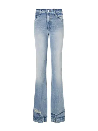 Haikure Flora Distressed Mid-rise Flared Jeans | Thumbnail 1 Haikure Flora Distressed Mid-rise Flared Jeans | Thumbnail 1