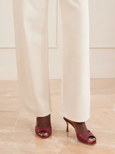 Manolo Blahnik Jada 70 Leather Mules | Thumbnail 2 Manolo Blahnik Jada 70 Leather Mules | Thumbnail 2