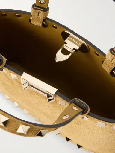 Valentino Garavani Rockstud Mini Embellished Suede Tote | Thumbnail 6 Valentino Garavani Rockstud Mini Embellished Suede Tote | Thumbnail 6